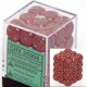 Speckled 12mm d6 Strawberry Dice Block (36 dados)