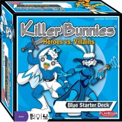 Killer Bunnies Heroes vs. Villains Blue Starter