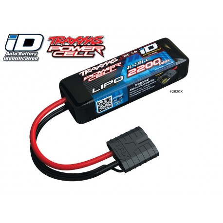 2821 Traxxas LiPo 2S 7.4V 2200mAh 25C 1/16 VXL