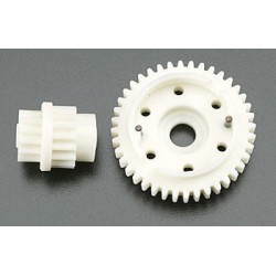 Gear set, 2-speed wide ratio (2nd speed gear 38T, 13T-18T