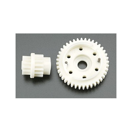 Gear set, 2-speed wide ratio (2nd speed gear 38T, 13T-18T