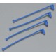 Body clip retainer, blue (4)