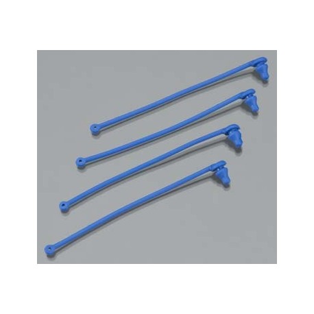 Body clip retainer, blue (4)