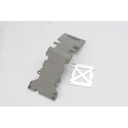 4938A H1 Placa protecção, traseira plastico (cinzento)