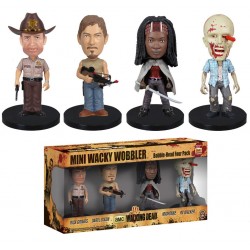 Mini Wacky Wobbler Set: The Walking Dead