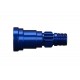 Stub axle, aluminum (blue-anodized) XMAXX