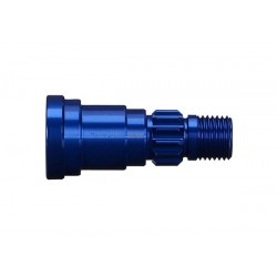 Stub axle, aluminum (blue-anodized) XMAXX