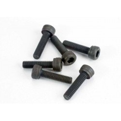 Head screws, 3x12mm cap-head machine (hex drive) (6)