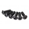Screws, 2.5x8mm button-head (hex drive) (6)