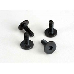 Screws, 3x10mm flat-head machine (hex drive) (4)