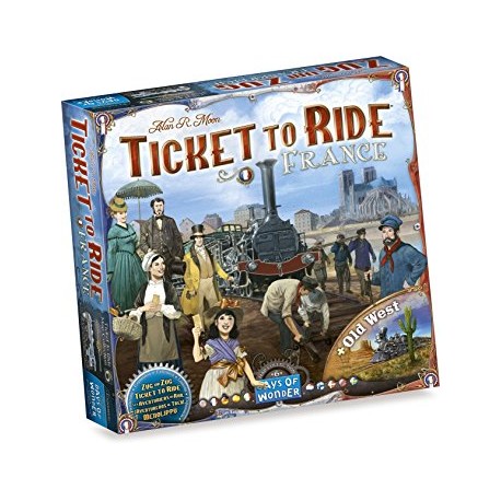 Ticket to Ride France & Old West Map Collection
