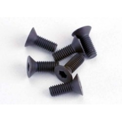 Screws, 3x8mm countersunk machine (6)