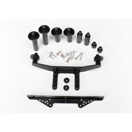 Body mount, front & rear