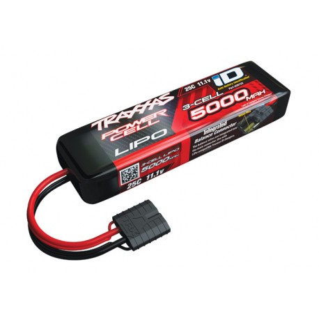 5000mAh 11.1v 3-Cell 25C LiPo ID Battery