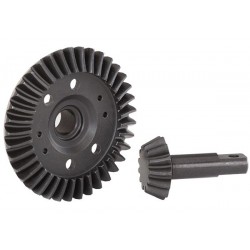 Ring gear, dif/ pinion, differential (machine, Front)