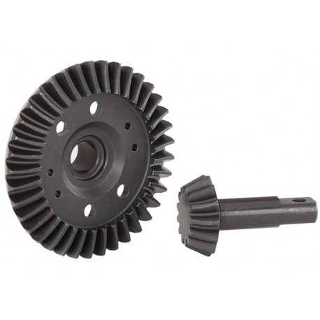 Ring gear, dif/ pinion, differential (machine, Front)