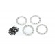 Beadlock rings, satin (2.2") (aluminum)