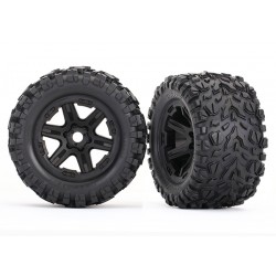 Tires & wheels, assembled, glued (black wheels) (2)