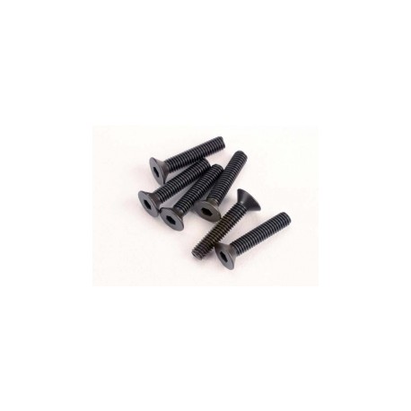 Screws, 3x15mm countersunk machine (6) (hex drive)