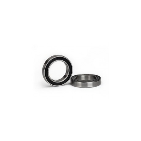 Ball bearing, black rubber sealed (17x26x5mm) (2)