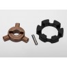 Cush drive key pin elastomer damper