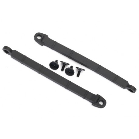 Limit strap, rear suspension (2)/ 3x8 flathead screw (4)