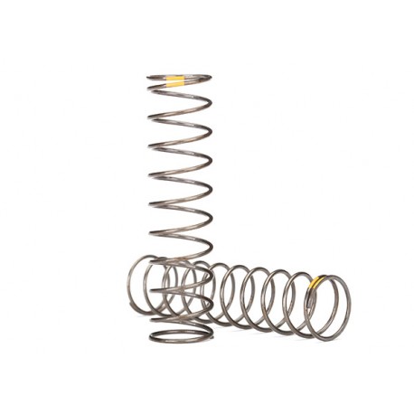 Springs, shock (natural finish) (GTS) (0.22 rate, yellow)