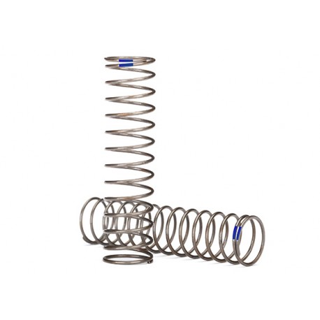 Springs, shock (natural finish) (GTS) (0.61 rate, blue)