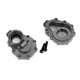 Portal housings, inner (rear), 6061-T6 aluminum (charcoal)