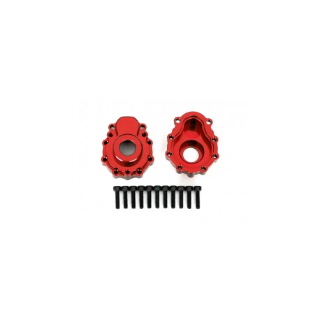 Portal housings, outer, 6061-T6 aluminum Red