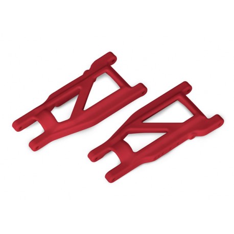 Suspension arms, red, front/rear (left & right)