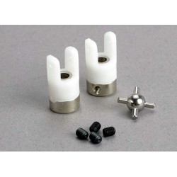U-joints (2)/ 3mm set screws (4)