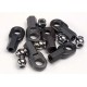 Rod ends, long (6)/ hollow ball connectors (6)