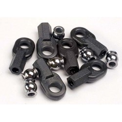 Rod ends, long (6)/ hollow ball connectors (6)