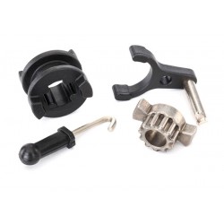 Drive hub, 2-speed/ shift dog/ shift fork/ 2-speed linkage