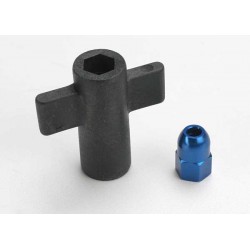 Antenna crimp nut, aluminum