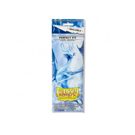 Dragon Shield Standard Perfect Fit Sealable Sleeves - Clear