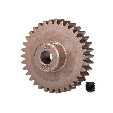 Gear, 34T pinion (0.8 metric pitch, compatible with 32P)