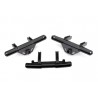 Bumper mounts, front rear bumper mount, rear (offset)