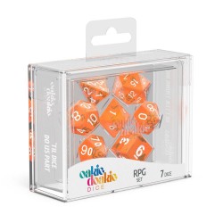 Oakie Doakie Dice RPG Set Translucent - Orange