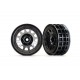 Wheels, Method 105 2.2" (black chrome, beadlock)