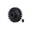 Gear, 22T pinion (32P), heavy duty (h.steel) set screw