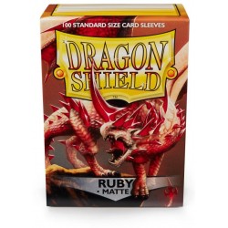 Dragon Shield Sleeves MATTE (100) Ruby