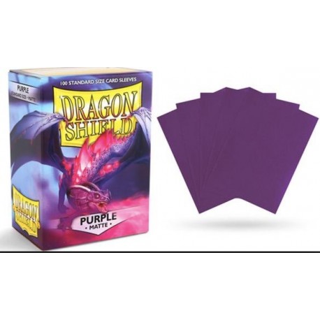 Dragon Shield Sleeves MATTE (100) Purple