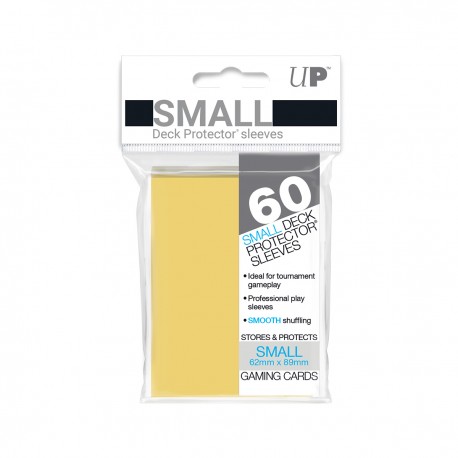 Ultra Pro Solid Sleeves SMALL Yellow