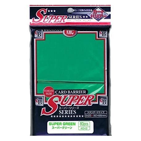 KMC Super Series Standard Sleeves Super Green