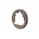 Spur gear, 46-tooth, steel (wide-face, 1.0 metric pitch)