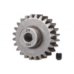 Gear, 24-T pinion (1.0 MP) (fits 5mm shaft)/ set screw