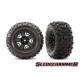 Tires & wheels, glued (black 2.8" wheels, Sledgehammer tires