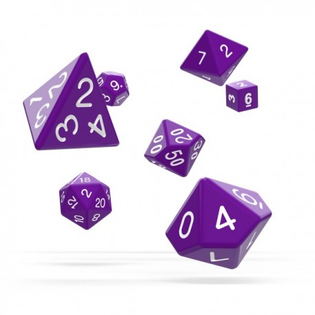 Oakie Doakie Dice RPG Set Solid - Purple